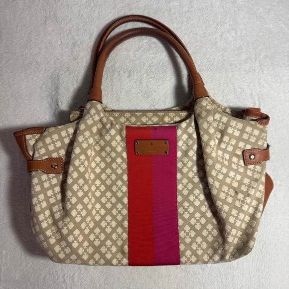kate spade Handbags - kate spade Classic Stevie Purse Stucco Multicolor